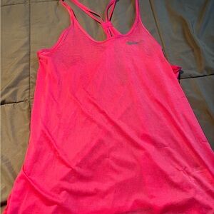 Nike Pink Racerback Tank Top for Activewear